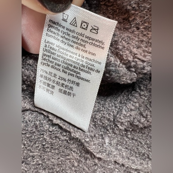 Barefoot Dreams CozyChic Lite Chenille Shawl Neck open front cardigan size XS/SM - Picture 7 of 8